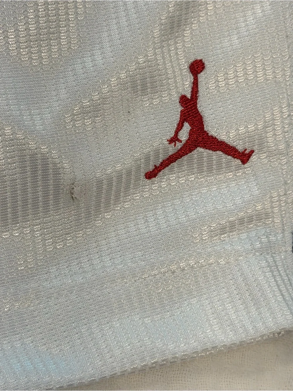 Jordan White Basketball Dri-Fit Shorts